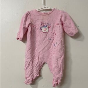 Pink Kids One Piece with Teapot Design Y2K